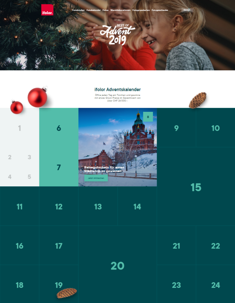 Multi-channel advent calendar - Mayoris AG